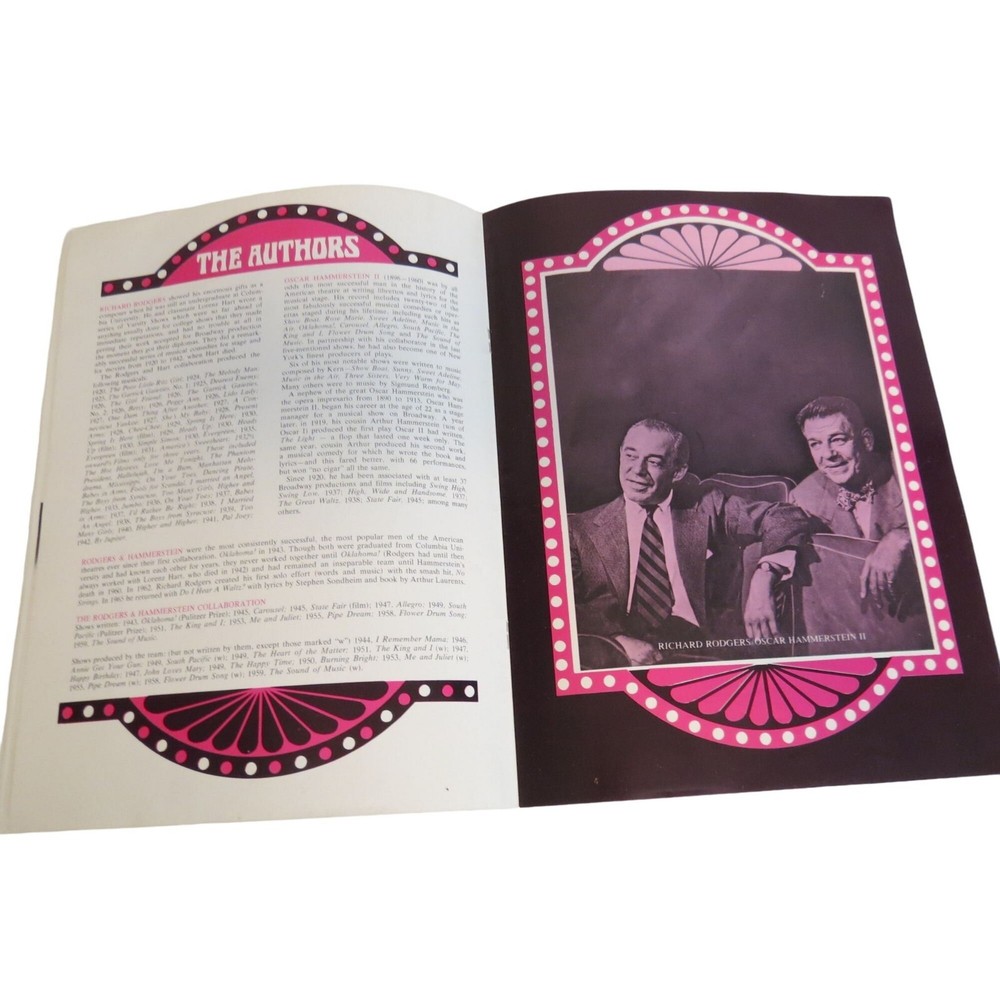John Raitt in Carousel Play Program 1971 Rogers & Hammerstein