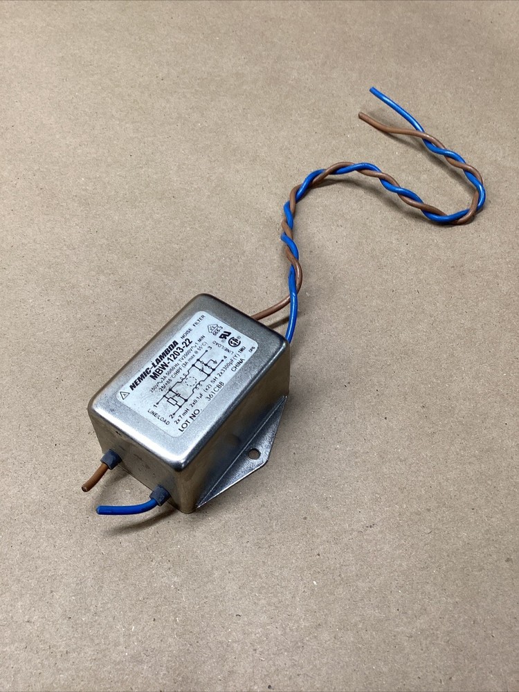 Nemic-Lambda MBW-1203-22 Noise Filter 250V 3A #2523FMLPT17