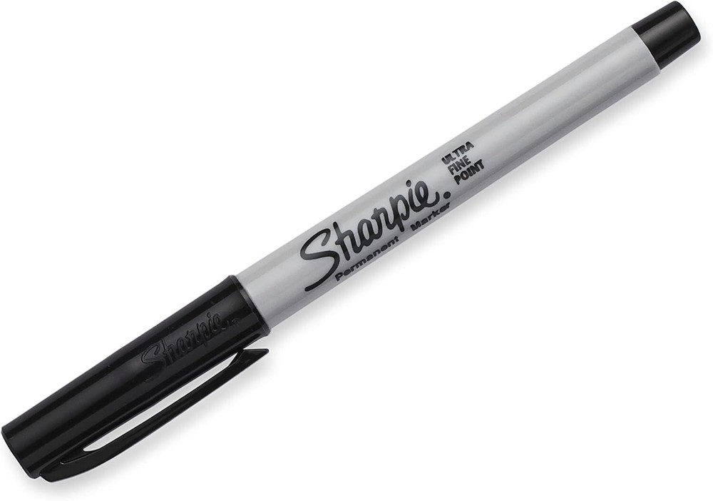 Permanent Markers, Ultra Fine Point, Black, Count Includes 12 black Sharpie