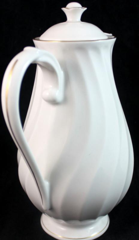 Syracuse Debonair Coffee Pot with Lid Silhouette Shape