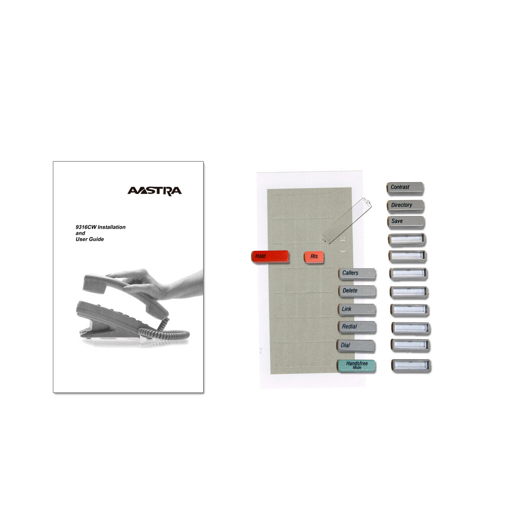 NEW Aastra M9316 M9316CW Replacement Button Pack Kit