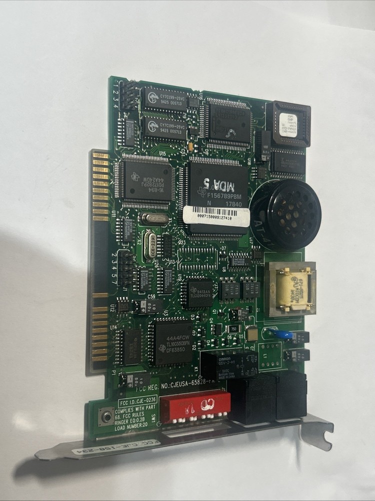 internal ISA bus fax/data modem card Model 0234