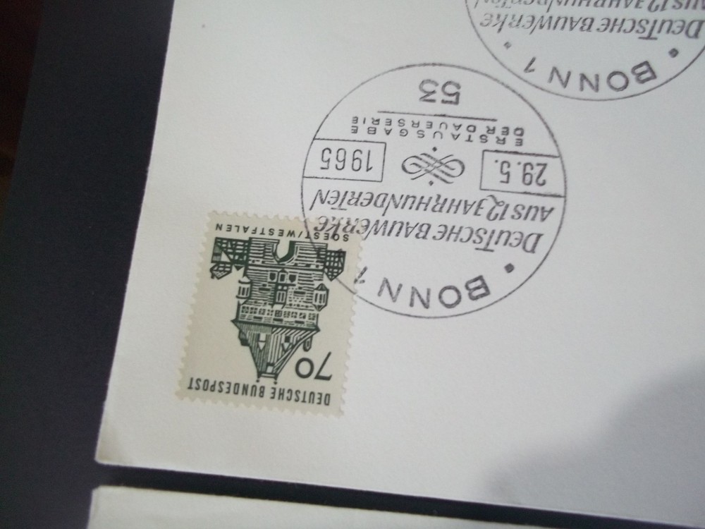5x Germany FDCs / Ersttagsbrief 1965 to 69