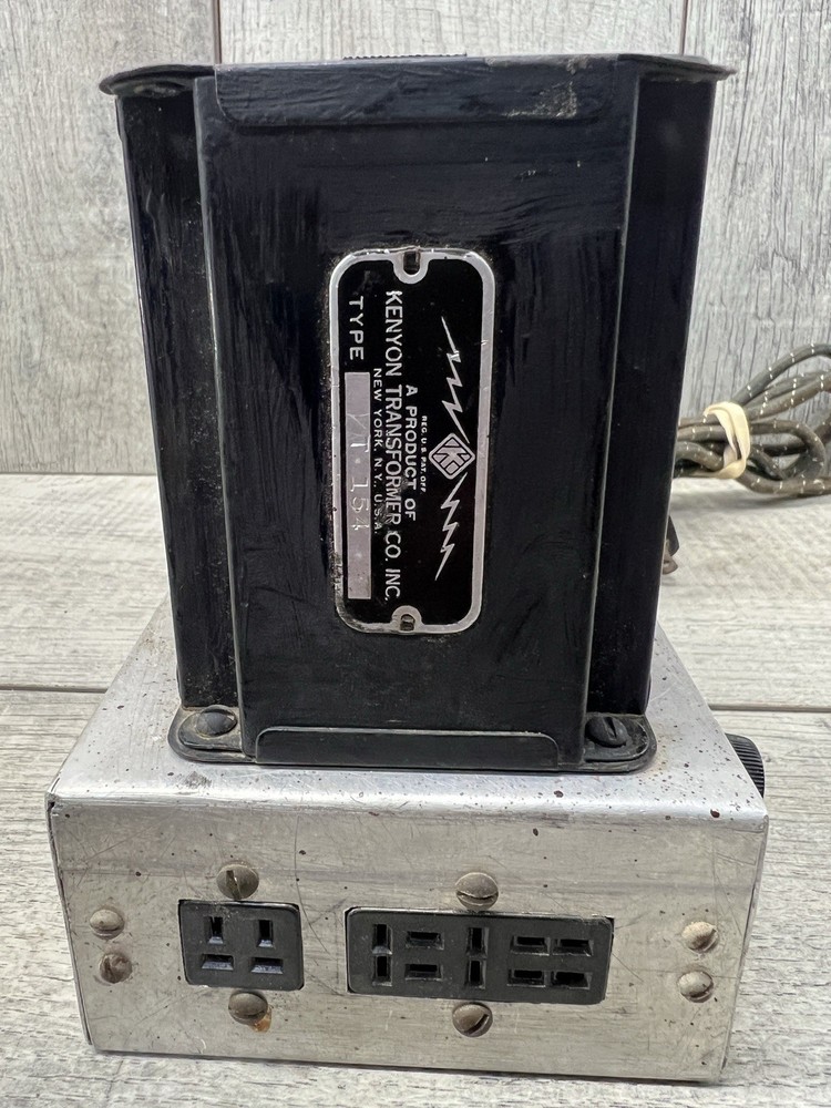 Vintage Tube Amplifier Chicago & Kenyon Transformers UNTESTED