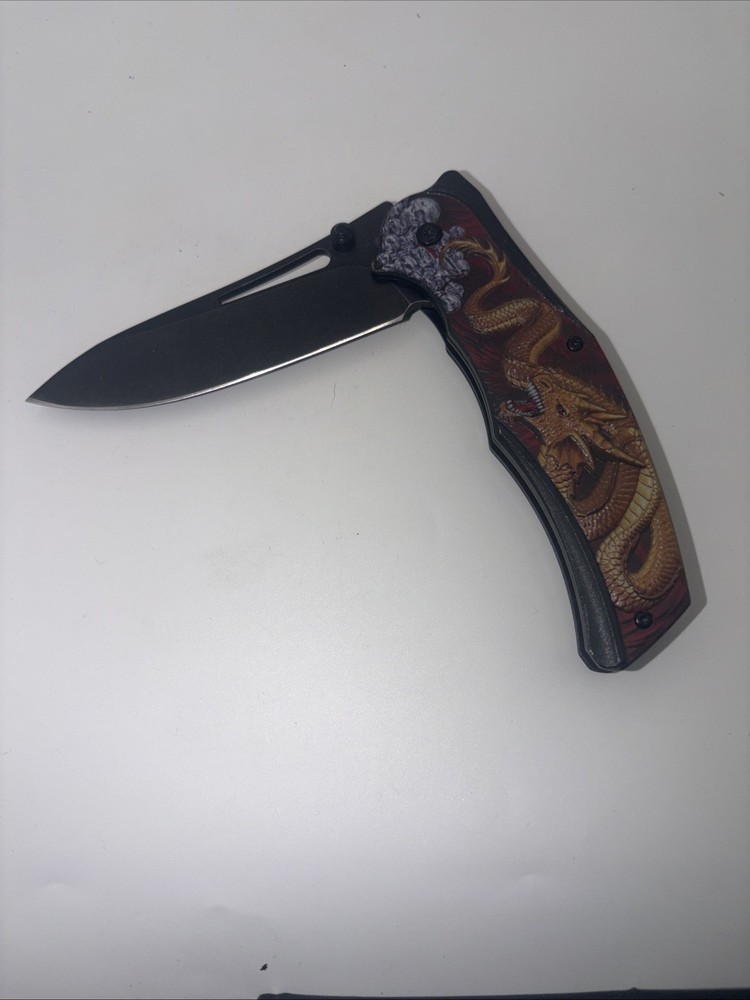 Ornate Oriental Dragon Knife