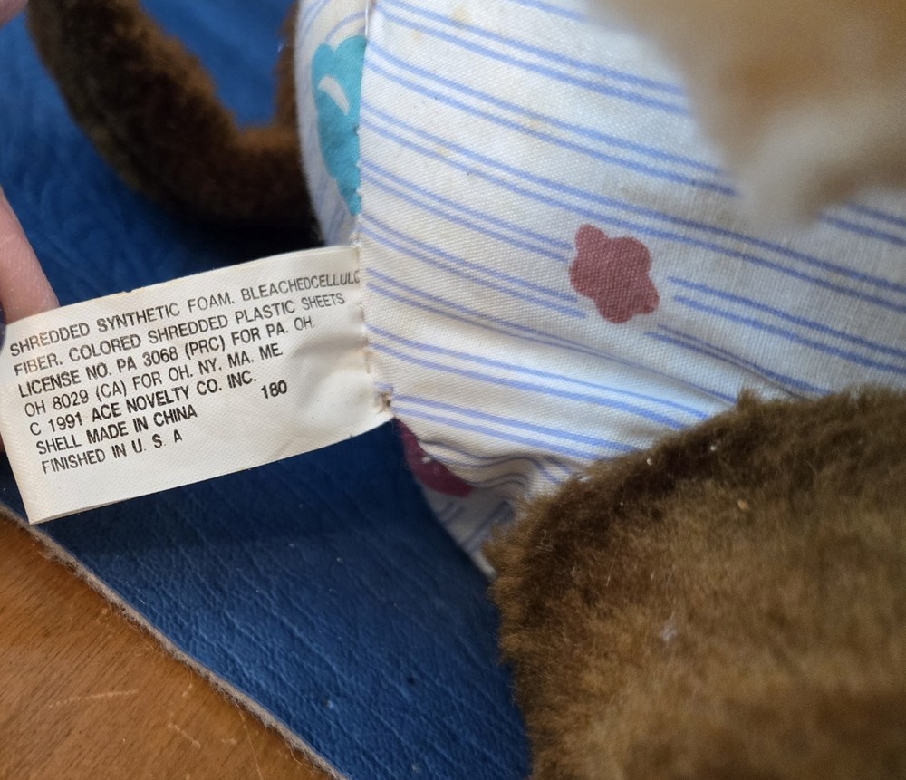 2 Plush Monkeys. Pacifier. ACE Amusement Park Novelty.