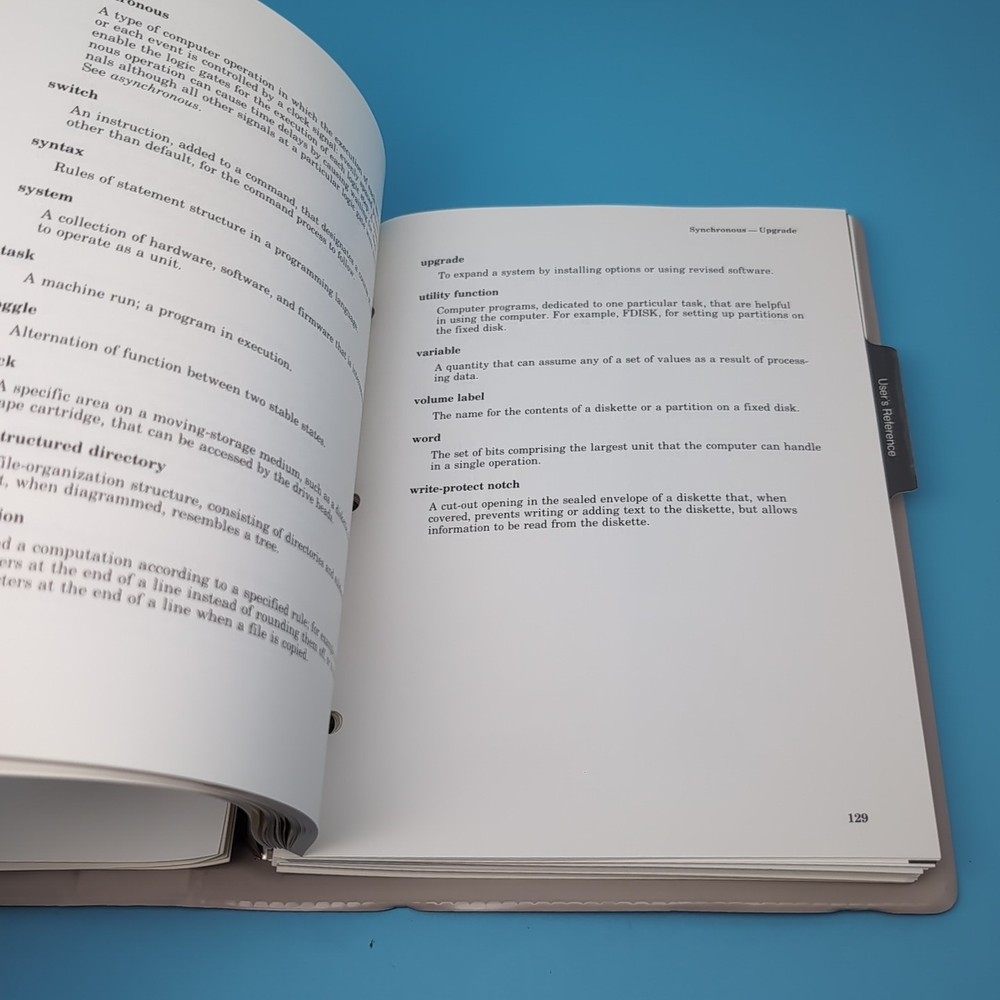 Microsoft GW-BASIC User's Guide and User's Reference Manual in Binder 1986