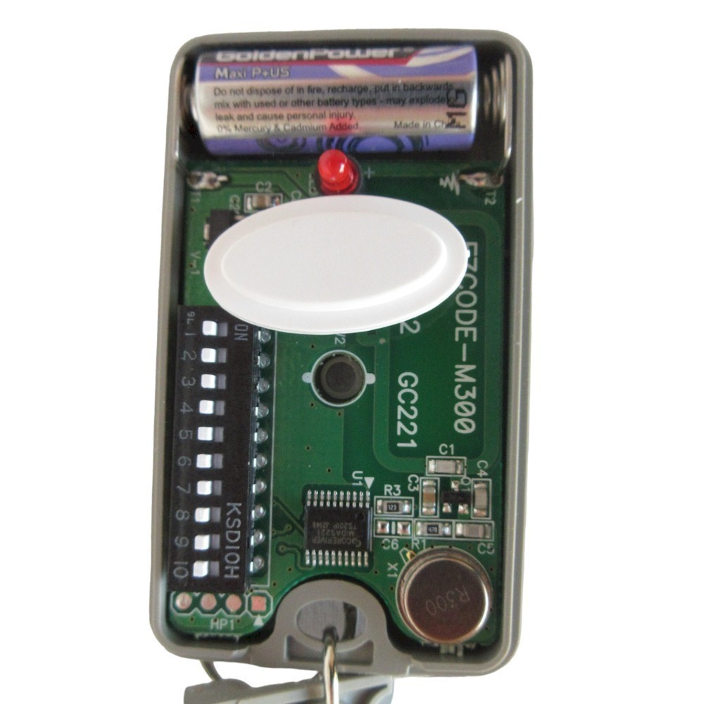 EZCode M 300MHz 10 Dip Switch Remote Control for Digi-Code DC5040 Linear MC3083