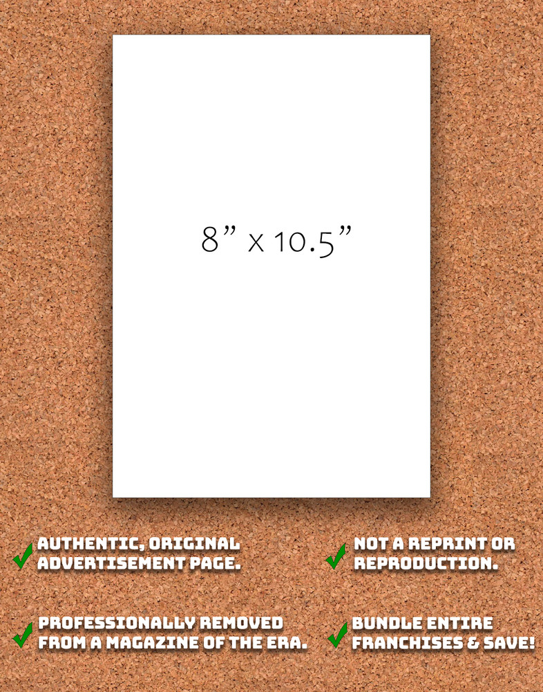 1995 Full Throttle PC Original Advertisement / Retro Promo v1