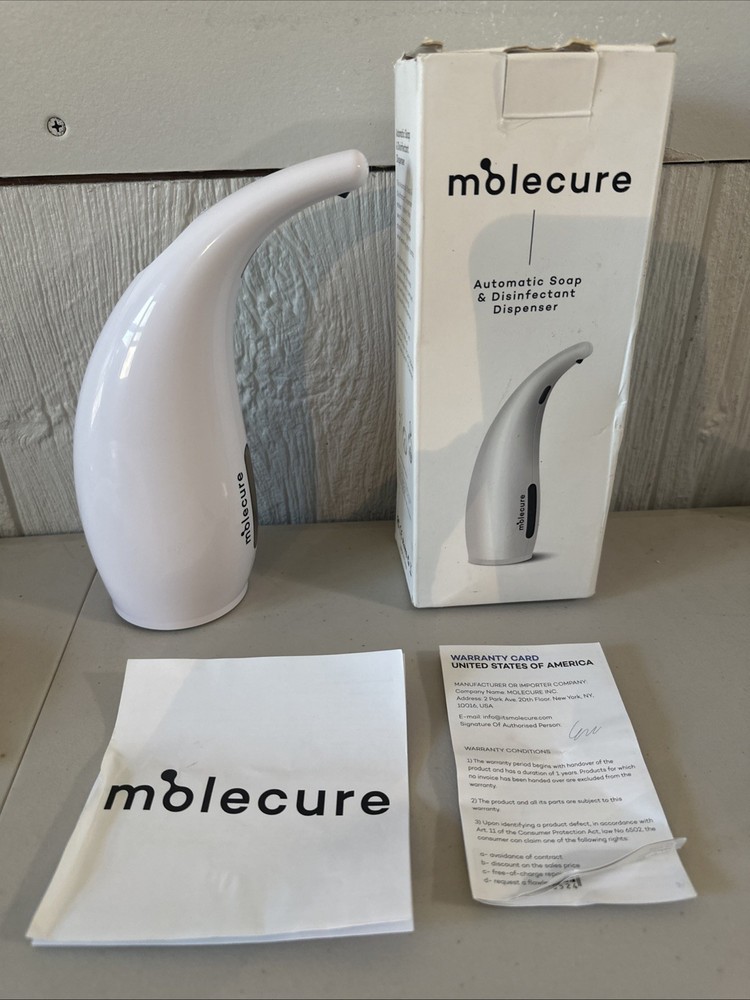 Molecure Automatic Soap And Disinfectant Dispenser Missing Plug Cover •
