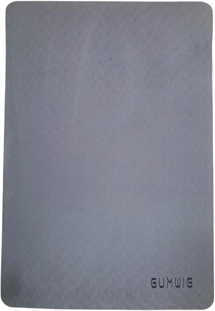 Universal Compatibility Large Exercise Mat for Under Desk Ellipticals - Grey