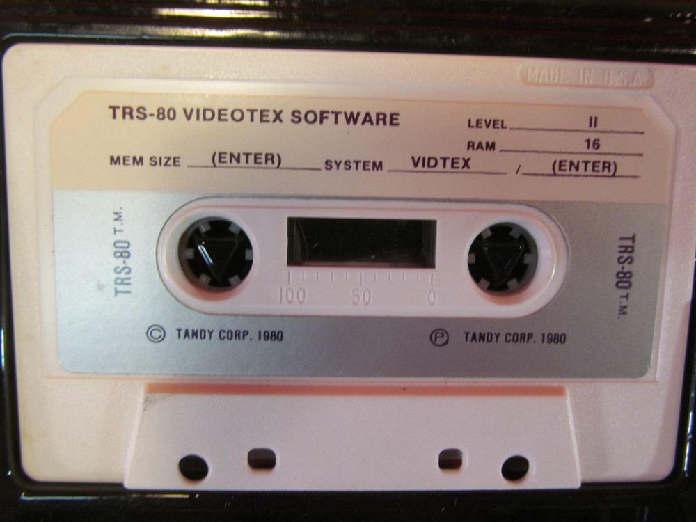 TRS-80 MODEL I III LEV II IN MEMORY INFORMATION SYSTEM CASSETTE PROGRAM 26-2220
