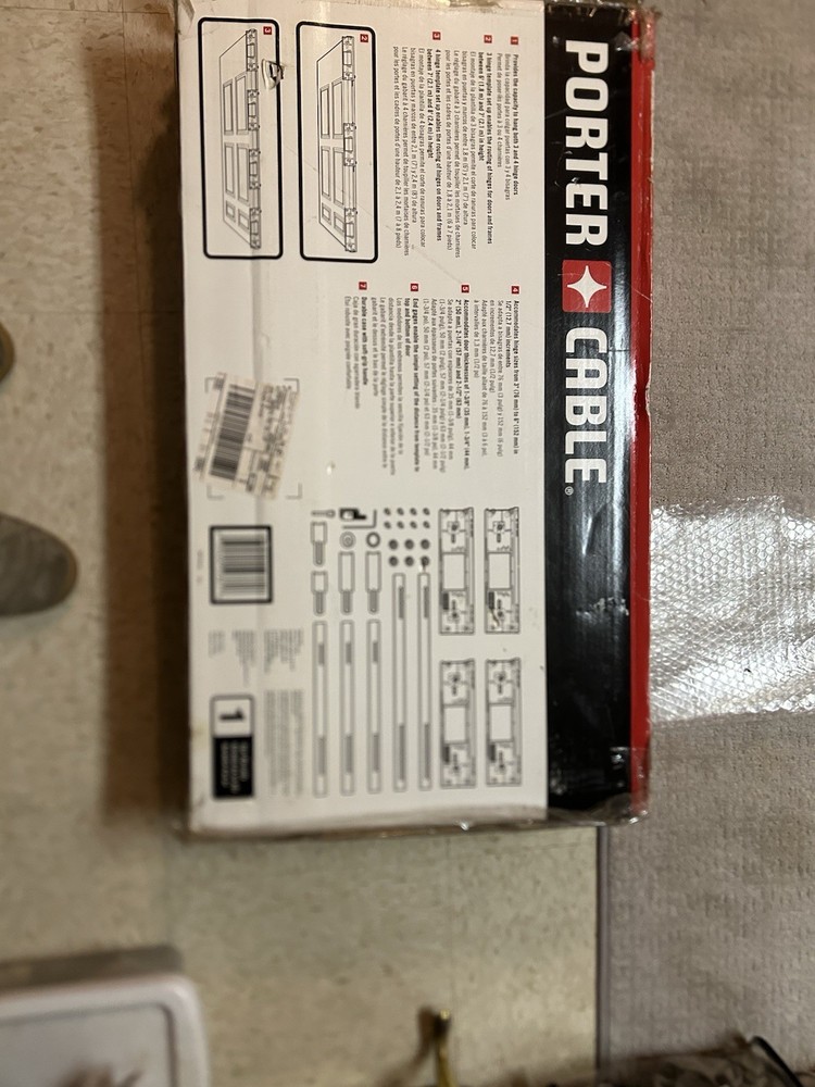 Porter Cable Hinge Butt Template Kit / Set 59381 with Case