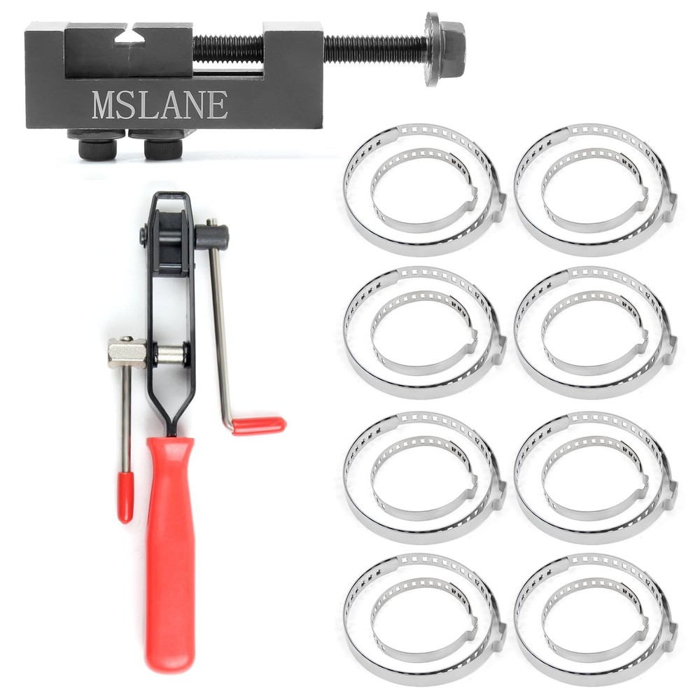 MSLANE CV Axle Boot Clamp Tools Set - Universal Pliers + Joint 18PCS, Silver