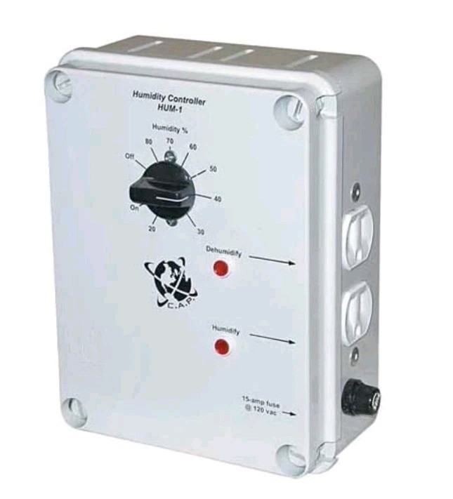 C.A.P HUM-1 Humidity Controller - 2 AC Outlets - Open Box - NICE - NEW!