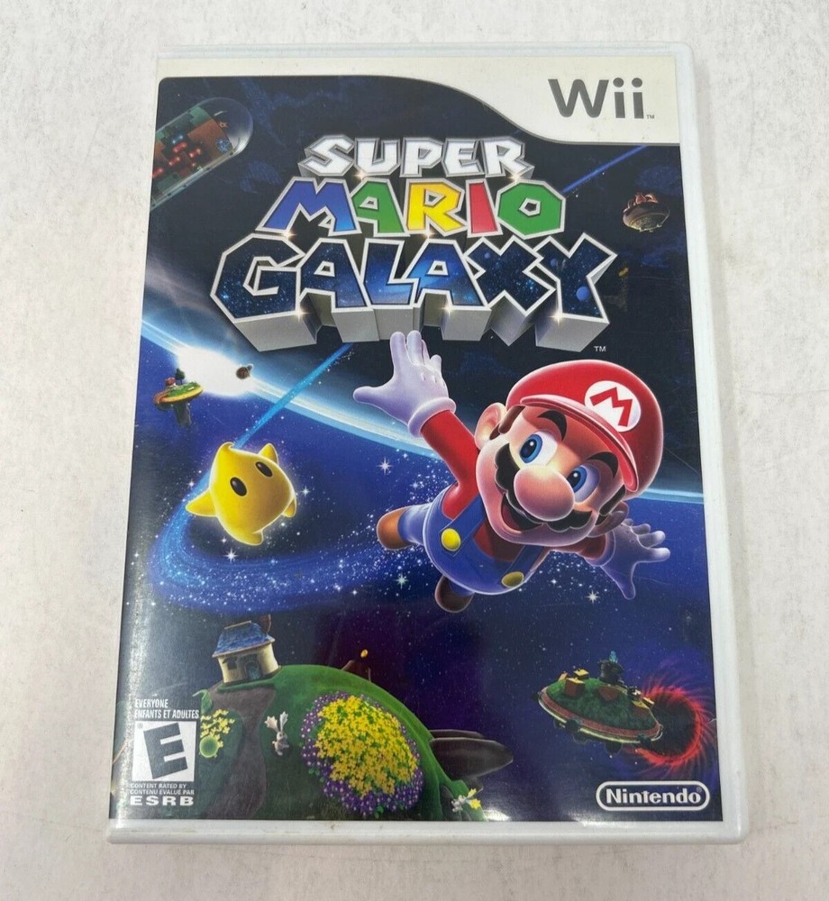 Super Mario Galaxy Nintendo Wii AUTHENTIC REPLACEMENT CASE ONLY