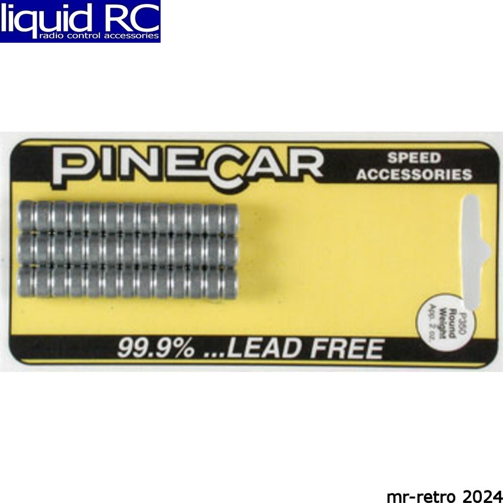 Pinecar 350 Round Weights 3 oz