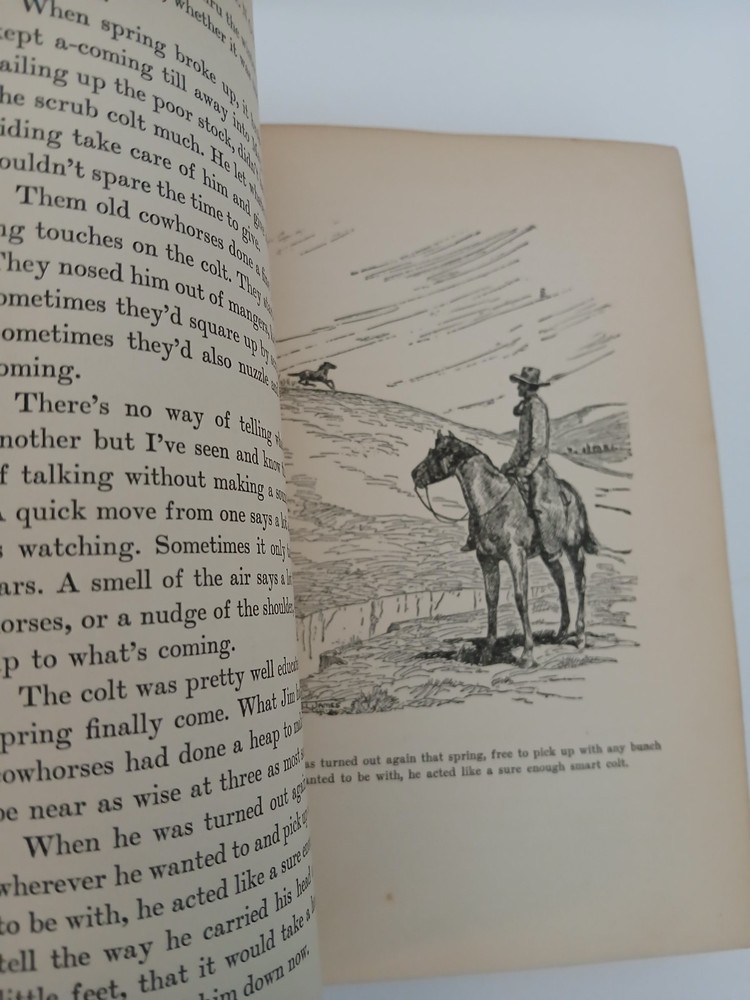 BIG ENOUGH by Will James, Author & Illustrator - 1939 Charles Scribner's Sons HC