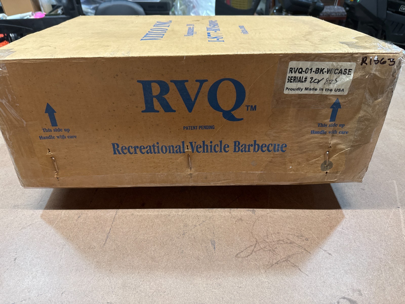 NEW RVQ-01-BK-W/CASE RV BBQ GRILL WITH CASE