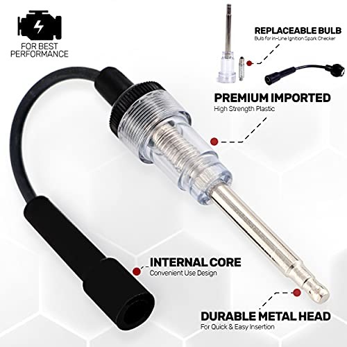 Ram-Pro Spark Tester, Plug Engine Ignition Tester, 6-12 Volt Fool-Proof 2 Pack