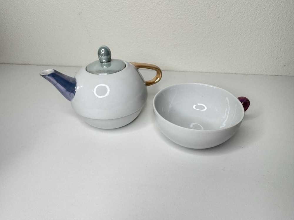 🫖 Ceramic Tea Set – Teapot & Cup Set | Made in China | Pre-Owned