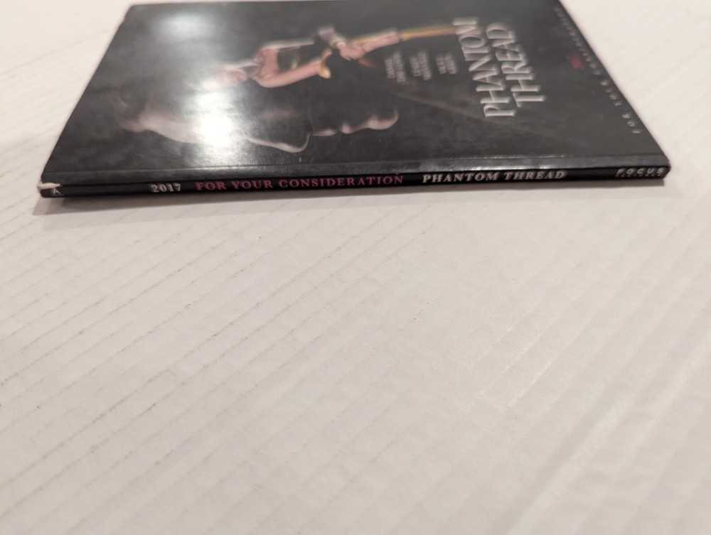 ORIGINAL PHANTOM THREAD SCRIPT by PAUL THOMAS ANDERSON - OSCAR CONSIDERATION FYC