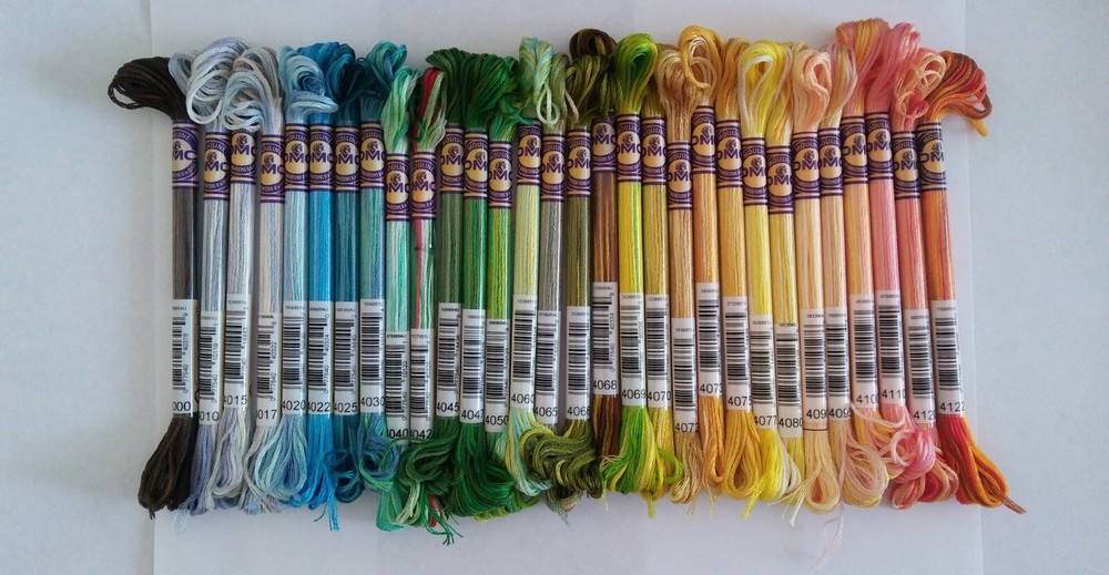 DMC Full Set Color Variations Embroidery Thread, 60 Colors