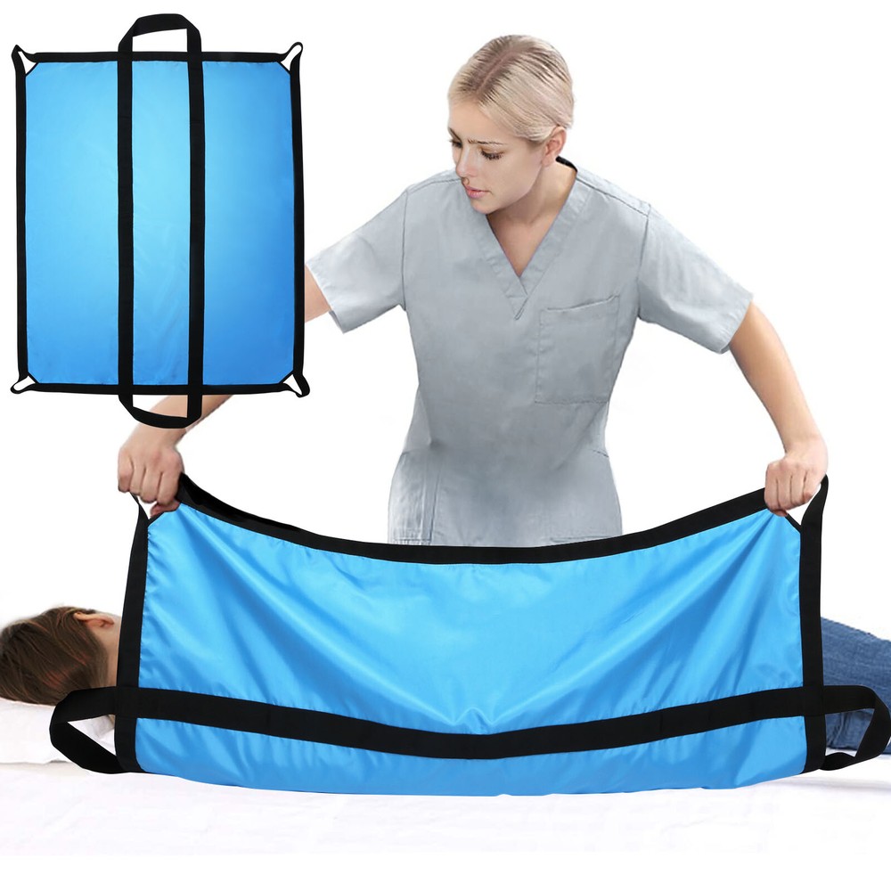 48"x40"Positioning Bed Pad with Reinforced Handles Multipurpose Transfer Sheets