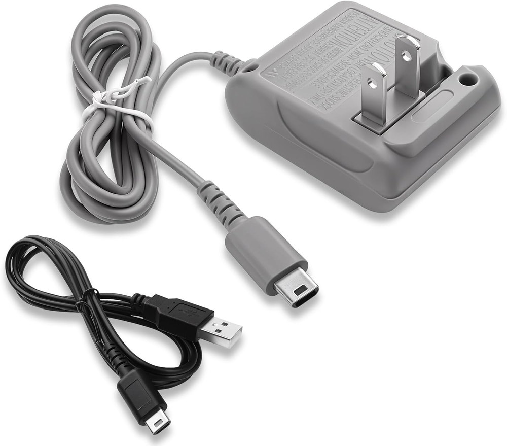 DS Lite Charger Wall Adapter USB Cable Replacement Power Supply