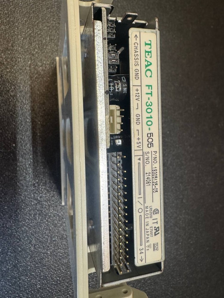Vintage TEAC FT-3010-505 Internal Tape Drive – Untested