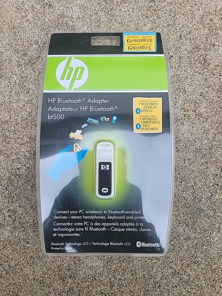 HP Bluetooth USB 2.0 Wireless Adapter BT500, Wireless Print, Transfer Documents