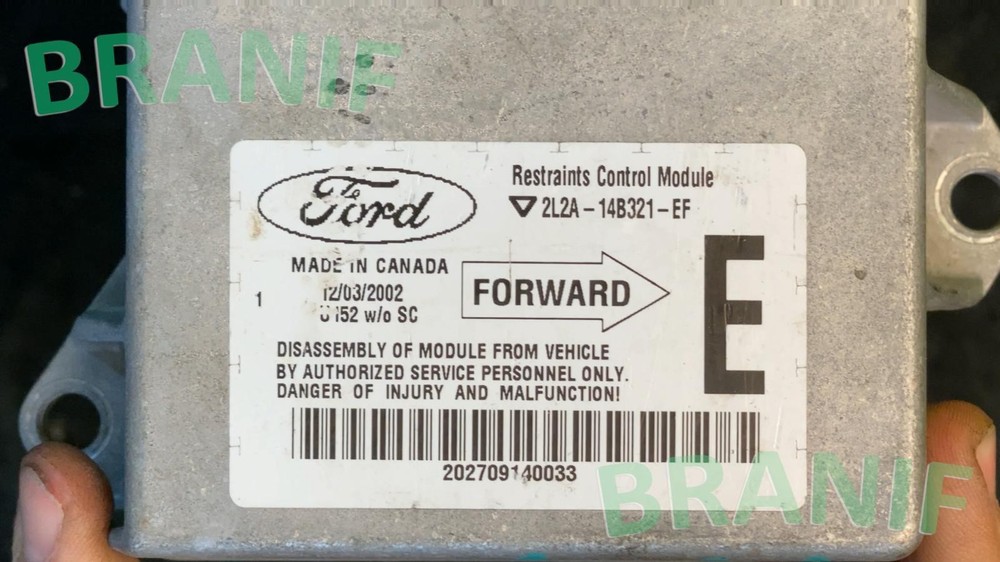FORD EXPLORER A.bag Module Unit 2L2A-14B321-EF