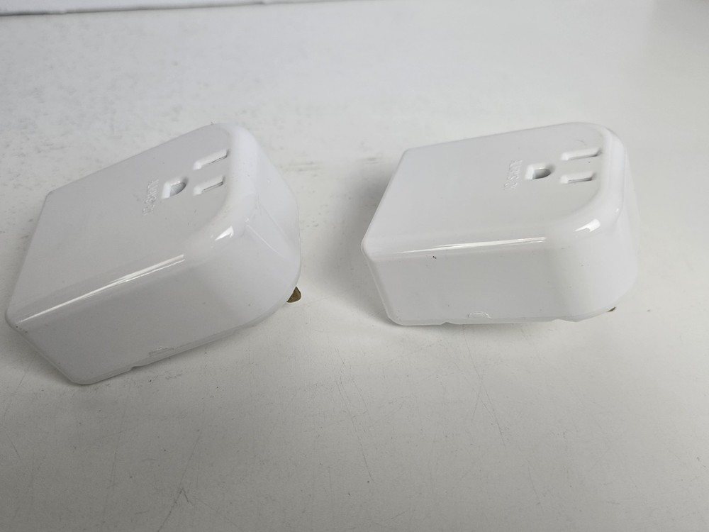 (2) Centralite ZigBee HA Lamp Module Smart Plug Type B 120V White Status LED