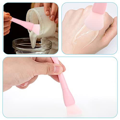2PCS Silicone Face Mask Brushes Flexible Mask Applicator Brushes Applying Fa...