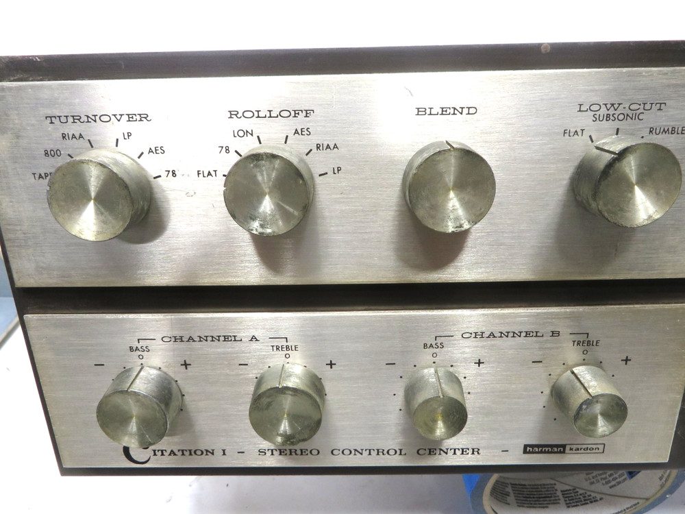 Classic Harmon Kardon Citation I Preamplifier