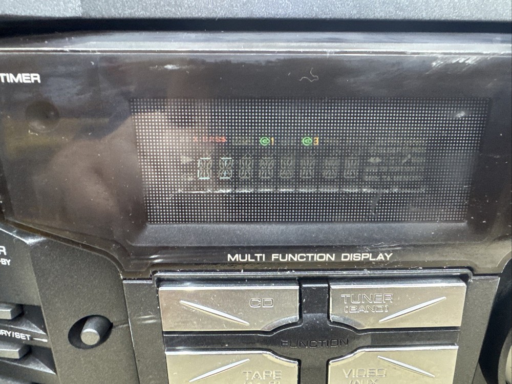 Sharp 3 Disc CD-R/RW Dual Casette X-Bass Mini Component System CD-E99