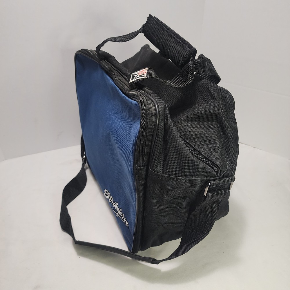 KR Strikeforce Blue / Black 1 Ball Bowling Bag w/Shoulder Strap - EUC