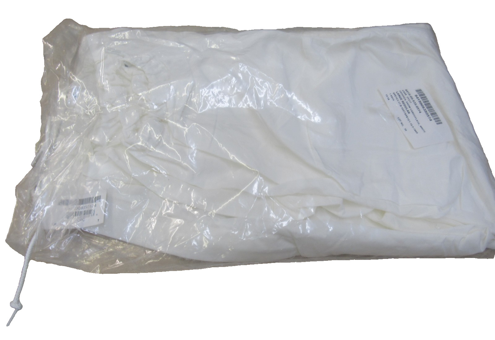 US GI Snow Camo Trousers Pants White Nylon Large Reg Tennier Industries 2018 NOS