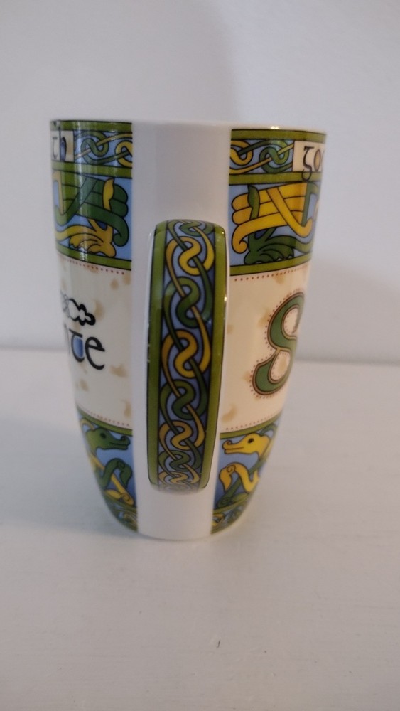 Irish Weave Ceramic Mug with Slainte One Mug