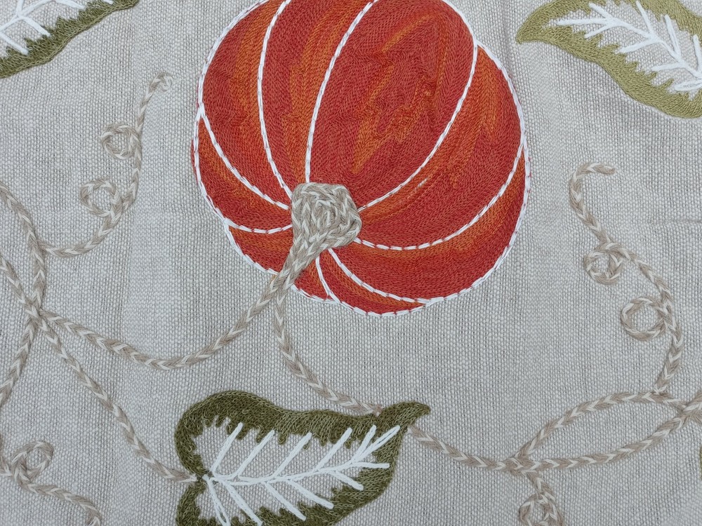 Fall Harvest Thanksgiving Table Runner 16x74 棉 -