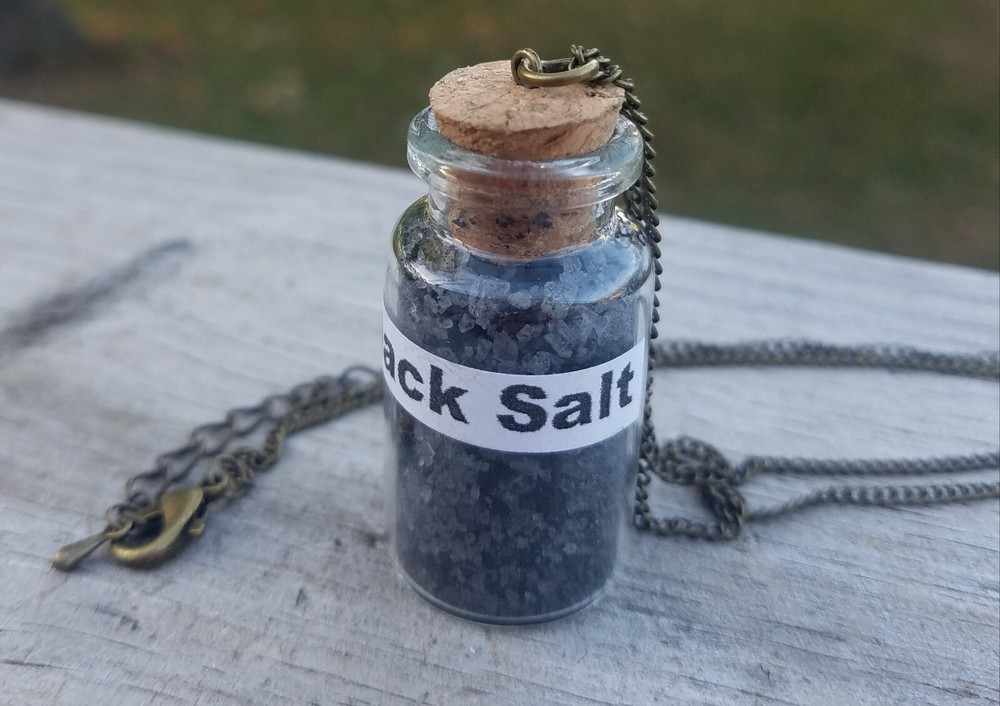 Dustine's Legitimately Blessed Black Salt Necklace