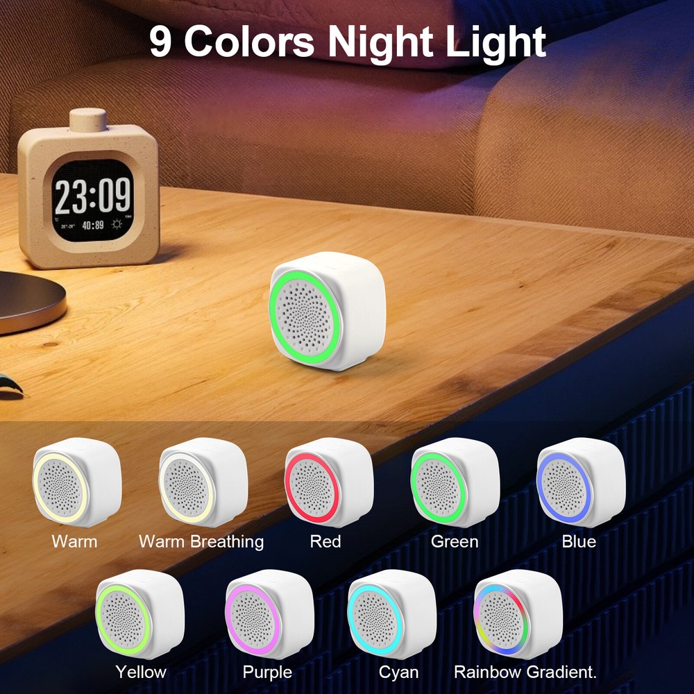 Portable Q9 White Noise Sound Machine–26 Relaxing Sleep Sounds, Timer Function