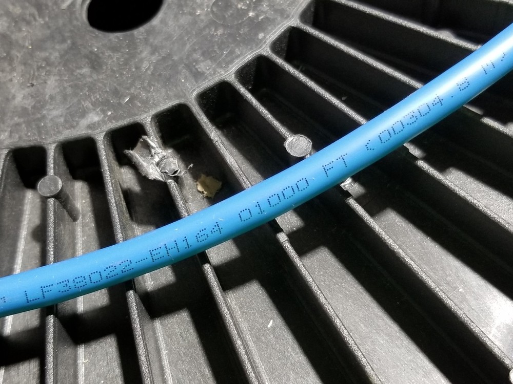 Commscope CS44R Cat6A U/UTP Network Ethernet 10G 10Gig Cable Riser Blue /100ft