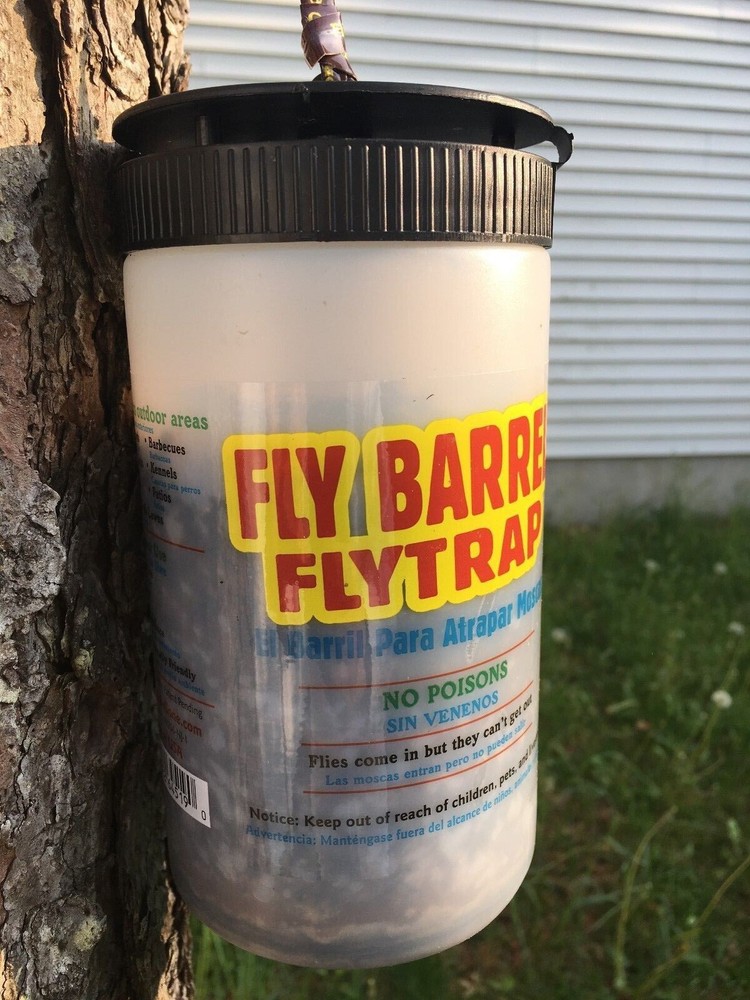 Flies Be Gone FLY BARREL Fly Trap - Reusable (2 pack)