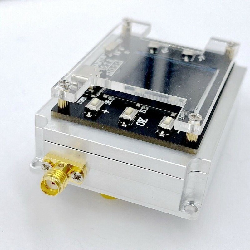 DC-6GHZ 90DB Programmable Attenuator Module RF Attenuator Step 0.25DB 1.3" OLED