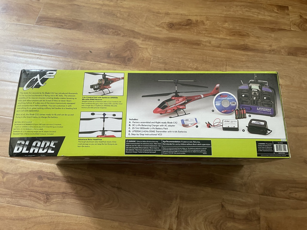 Blade CX2 helicopter
