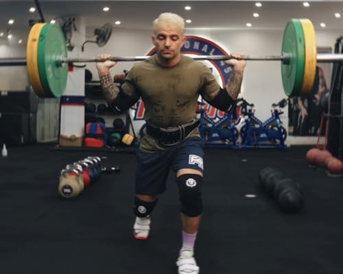 Knee Sleeves (1 Pair), 7mm Compression Knee Braces for Medium Black