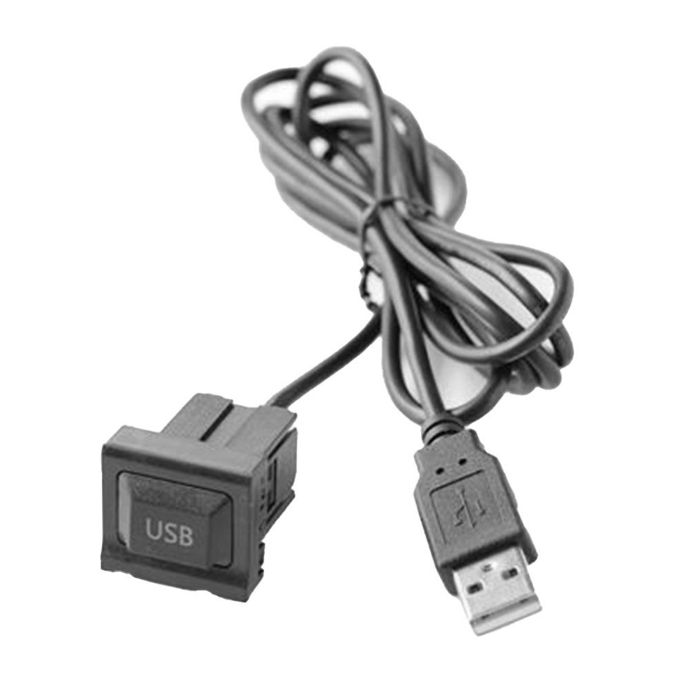 High Quality Car Stereo USB Panel Audio Cable Adapter with Flush Mount Socket