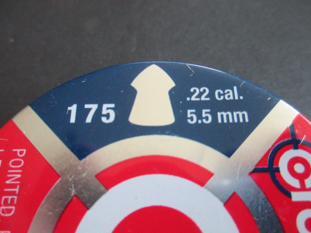 Crosman Pointed Lead Pellets .22 Caliber, PARTIAL Count Package C103