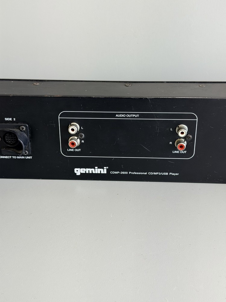 Technical Pro Double CD / Gemini CDMP-2600 Professional DJ Rack Mount *